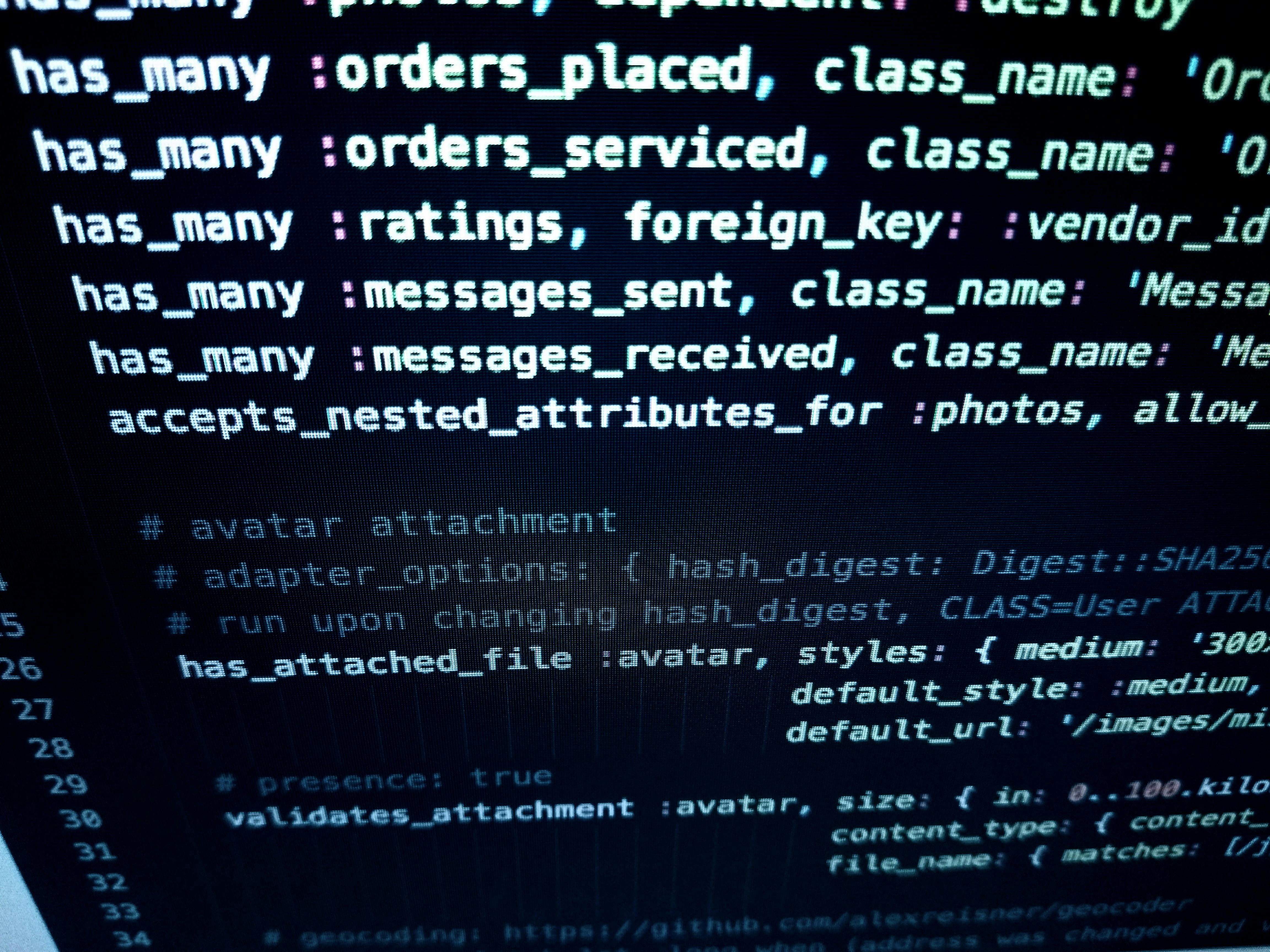 API code and integrations